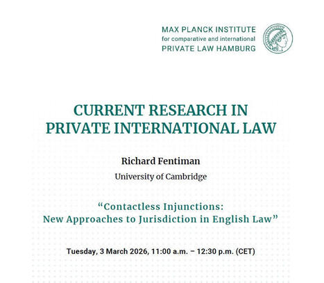 Richard Fentiman&rsquo;s Lecture on Contactless Injunctions in English Law &ndash; Conflict of Laws | Comparative Law tips and tricks (esp. French law for non french-speaking patrons) - Legal translation tools | Scoop.it