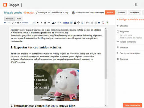 WordPress o Blogger (Blogspot): ¿Cuál es el mejor para ti? | Social Media, Marketing y Gestión de Comunidades en la Web Social | Scoop.it