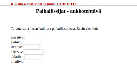 Paikallissijat - aukkotehtävä | 1Uutiset - Lukemisen tähden | Scoop.it
