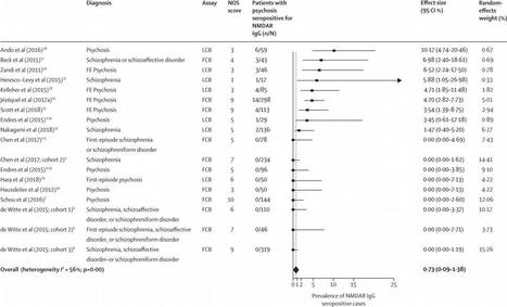 Influence of methodological and patient factors on serum NMDAR IgG antibody detection in psychotic disorders: a meta-analysis of cross-sectional and case-control studies | AntiNMDA | Scoop.it