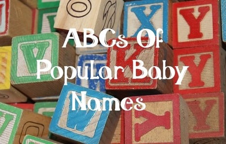 The ABCs of Popular Names: A Four Part Series | Name News | Scoop.it