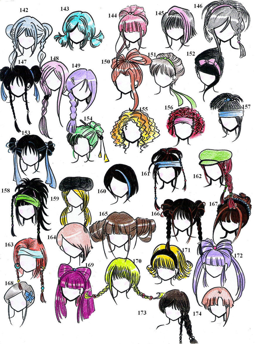 hairstyles 2nd edition Drawing References