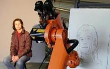 A robot sketches portraits | Science News | Scoop.it