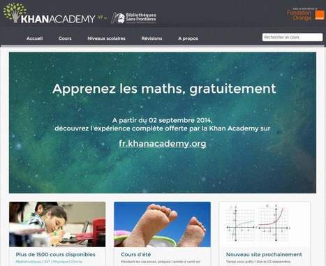 La Khan Academy en Français | Ressources pour vous former en ligne | Scoop.it
