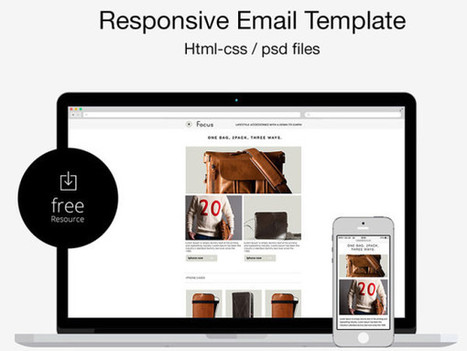 15 Free Responsive Email HTML Template for Marketing Campaign | El Mundo del Diseño Gráfico | Scoop.it