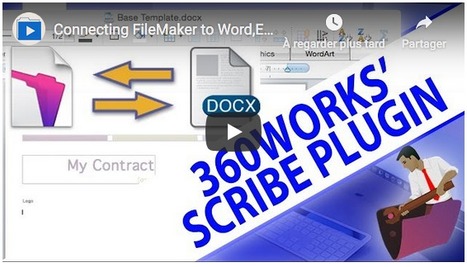 360Works Scribe plugin automates the processing of Microsoft Office and PDF files with FileMaker | Learning Claris FileMaker | Scoop.it