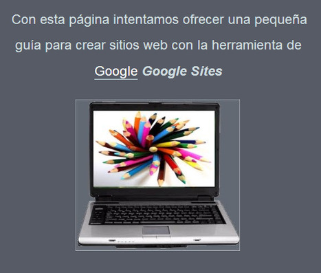 Un GoogleSite para hacer GoogleSites | Diigo | TIC & Educación | Scoop.it