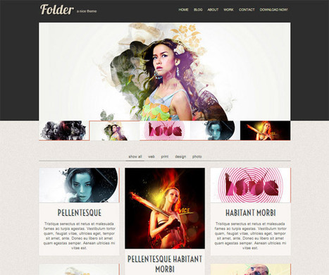 45 High-Quality Free HTML/CSS Templates from 2011 and 2012 | Website template | Scoop.it