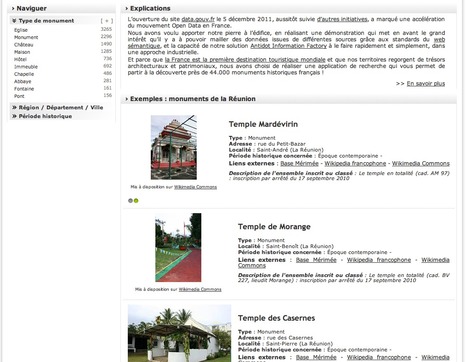 44 000 Monuments historiques en open data | Journalisme graphique | Scoop.it