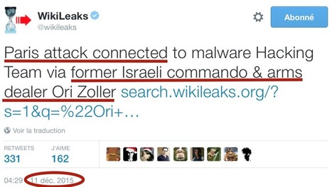 Attentats de Paris : Wikileaks évoque un ex-militaire israélien, la presse française se tait | ACTUALITÉ | Scoop.it
