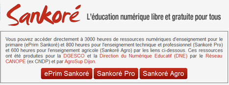#Sankore Vous pouvez accéder directement à 3000 h de ressources numériques d'enseignement primaire (ePrim Sankoré) et 800 h enseignement technique et professionnel (Sankoré Pro) et 600 h enseigneme... | APPRENDRE À L'ÈRE NUMÉRIQUE | Scoop.it