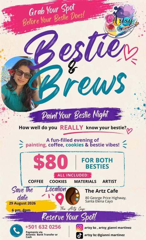 Bestie & Brews Paint & Sip | Cayo Scoop!  The Ecology of Cayo Culture | Scoop.it