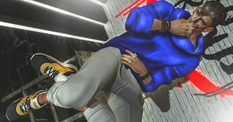 blue...: Native - MKJ Sneakers All Colors@Uber / Modulus - Miles Hair - FatPack@TMD | 亗  Second Life Fashion Addict  亗 | Scoop.it