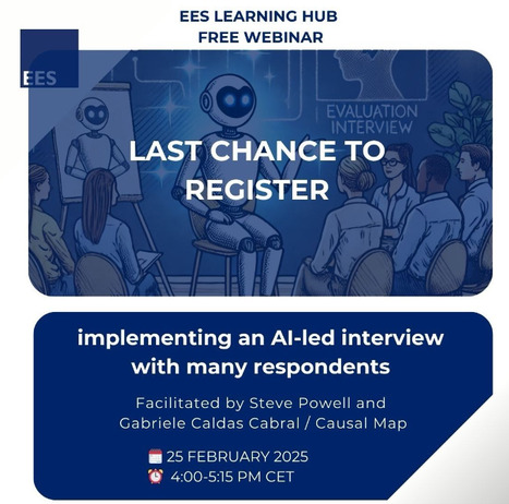 Webinar Implementar una entrevista con IA | Evaluaci&oacute;n de Pol&iacute;ticas P&uacute;blicas - Portal de actualidad y noticias | Scoop.it