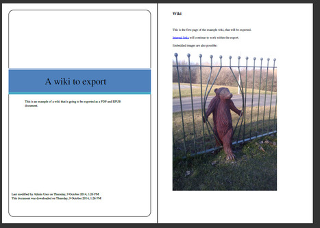 Moodle plugins: Wiki export | Education 2.0 & 3.0 | Scoop.it
