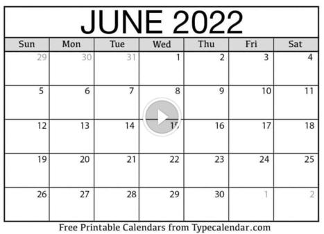 June 2022 Calendar: June 2022 Free Printables | Printable Calendars 2023 | Scoop.it