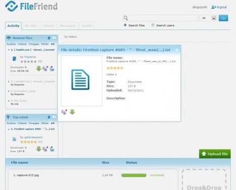 FileFriend &ndash; Guarda y comparte archivos en Internet.- | Software+App+Web.- | Scoop.it