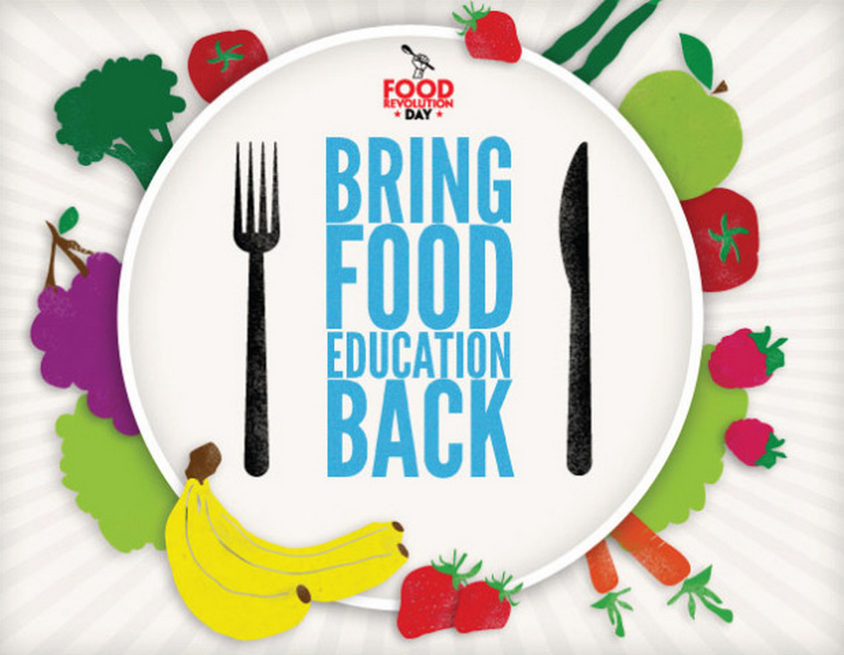 Food education. Jamie's food Revolution. Bring food. Революция в еде.