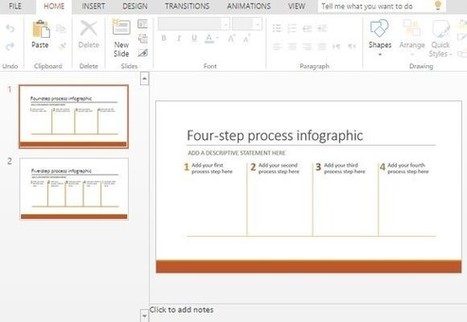 Process Infographic Template For PowerPoint Online | PowerPoint presentations and PPT templates | Scoop.it