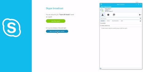 Office 365 enterprise users can now broadcast to 10,000 people at once via Skype for Business | Information and digital literacy in education via the digital path | Scoop.it