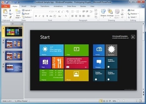 Download Windows 8 PowerPoint Templates To Create Modern UI Prototypes | PowerPoint Presentation | PowerPoint presentations and PPT templates | Scoop.it