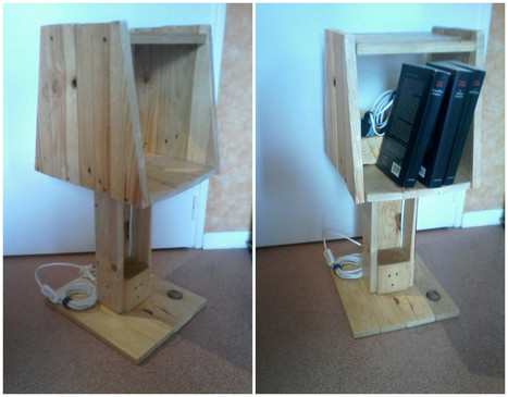 Lampe Range Livre / Pallet Bookcase Lamp | 1001 Pallets ideas ! | Scoop.it