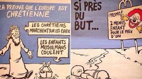 Les anti-Charlie Hebdo s'offusquent des caricatures du petit Aylan | TICE et langues | Scoop.it