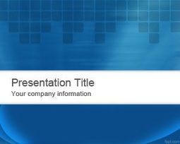 Free Abstract Blue PowerPoint Template | Free Powerpoint Templates | PowerPoint Tips & Presentation Design | Scoop.it