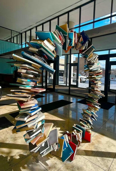 Library Enthusiasts | This is the Good as Gold sculpture inside the Plaza branch of the Kansas City Public Library | Notebook or My Personal Learning Network | Scoop.it