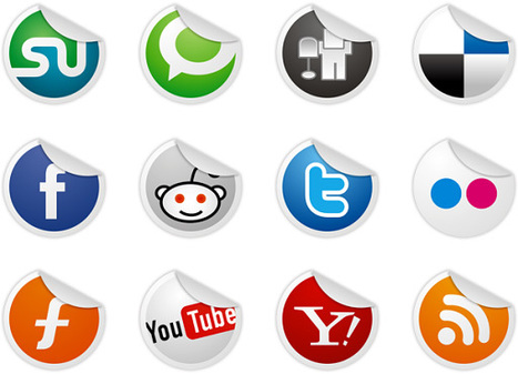 ¿Cómo poner iconos sociales del tipo sígueme en el Blog? | TIC & Educación | Scoop.it