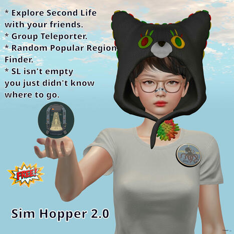 Sim Hopper 2.0 RLV May 2025 Gift by [Nu11] | Teleport Hub - Second Life Freebies | Second Life Freebies | Scoop.it