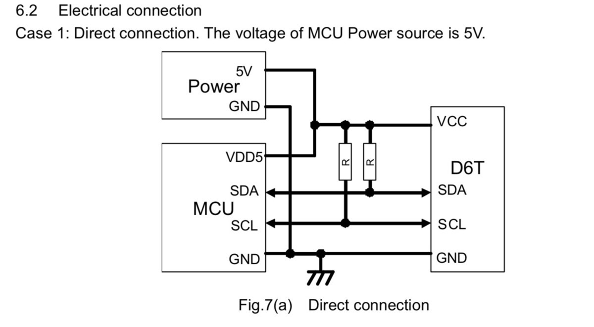 ssh Wiring Omron D6T Thermal Sensor to Raspbe...