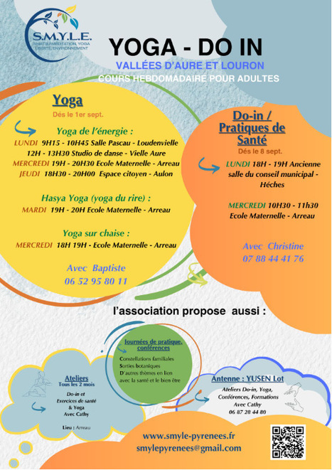 Yoga et Do In en Aure et Louron avec l'association SMYLE | Vallées d'Aure & Louron - Pyrénées | Scoop.it
