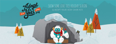 Adopt A Yeti And 200+ Cool Website Designs Inspire | Must Design | Scoop.it