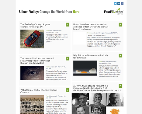 Lead the Way: Real Change from Silicon Valley | Scoop.it showcase | Scoop.it