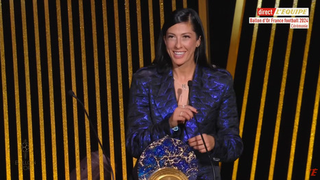 Ballon d&rsquo;Or 2024&nbsp;: Jenni Hermoso d&eacute;nonce &laquo;&nbsp;la violence de genre&nbsp;&raquo; dans le foot et r&ecirc;ve de se d&eacute;barrasser &laquo;&nbsp;des in&eacute;galit&eacute;s&nbsp;&raquo; | Politiques d'&eacute;galit&eacute; et non discrimination | Scoop.it