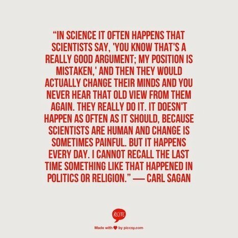 Carl Sagan on civil discussions of ideas | Electile Dysfunction | Scoop.it