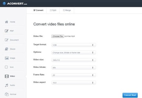 AConvert. Convertir archives et documents en ligne | Time to Learn | Scoop.it