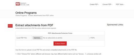 Cómo extraer los adjuntos de un PDF | Las TIC en el aula de ELE | Scoop.it