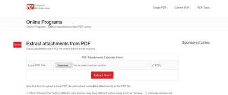 Cómo extraer los adjuntos de un PDF | TIC & Educación | Scoop.it