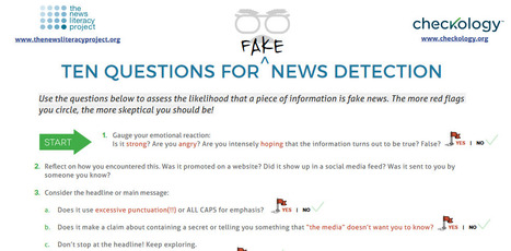 Ten Questions for 'Fake' News Detection | Eclectic Technology | Scoop.it