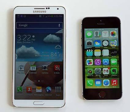 iPhone 5s vs. Samsung Galaxy Note 3 Comparison Smackdown | Mobile Technology | Scoop.it