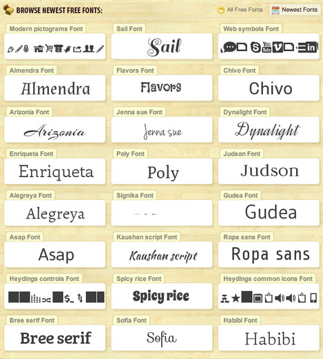 Free Fonts to Download + Premium Typefaces | Content on content | Scoop.it