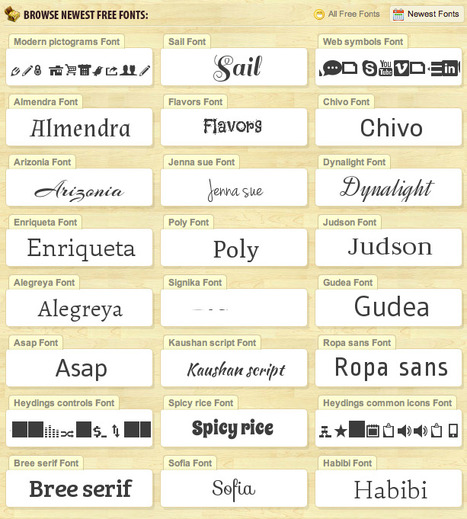 Free Fonts to Download + Premium Typefaces | Digital Delights - Images & Design | Scoop.it