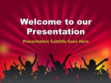 Crowd PowerPoint Template PowerPoint Presentation PPT | Free Templates for Business (PowerPoint, Keynote, Excel, Word, etc.) | Scoop.it