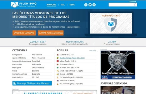 Filehippo, descarga de software | TIC & Educación | Scoop.it