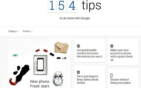 Google Tips: 154 consejos de Google para usar sus apps y servicios | TIC & Educación | Scoop.it