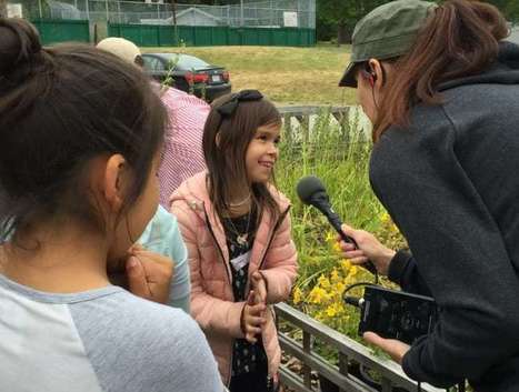 Vancouver Island school children get their hands dirty learning SENĆOŦEN language | CBC News | Indigenous Stories and Education | Scoop.it