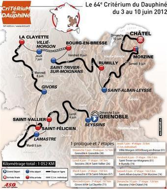 Découvrez le tracé du 64e Critérium du Dauphiné | Made in isere - 7 en 38 | Scoop.it