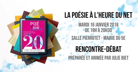 (Agenda) 16 janvier, Paris, "La po&eacute;sie &agrave; l'heure du net" | Poezibao | Scoop.it